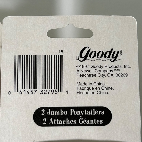 Vintage 90s Goody's Bobo's Jumbo Ponytailers NOS Set of 2 Packages (OA2) - Picture 5 of 7